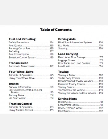 ford escape 2015 owners manual